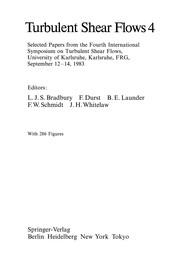 Cover of Turbulent Shear Flows 4 by Leslie J. S. Bradbury