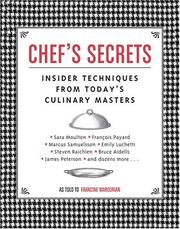 Cover of Chef's Secrets by Francine Maroukian