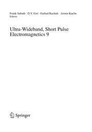 Front cover of Ultra-wideband, short-pulse electromagnetics by International Conference on Ultra-Wideband, Short-Pulse Electromagnetics (2008 Lausanne, Switzerland)