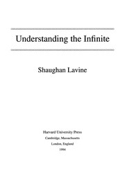 Front cover of Understanding the infinite by Shaughan Lavine