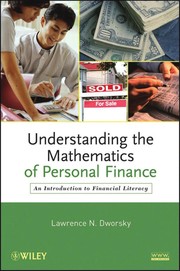 Front cover of Understanding the mathematics of personal finance by Dworsky, Lawrence N.