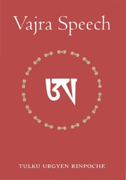 Cover of Vajra speech by Urgyen Tulku