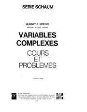 Cover of Complex Variables With an Introduction to Confo by Murray R. Spiegel