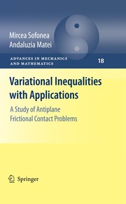 Cover of Variational Inequalities with Applications by Andaluzia Matei