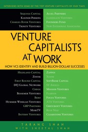 Front cover of Venture Capitalists at Work by Tarang Shah