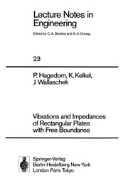 Front cover of Vibrations and Impedances of Rectangular Plates with Free Boundaries by Peter Hagedorn