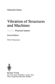 Front cover of Vibration of Structures and Machines by G. Genta