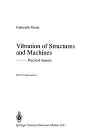 Cover of Vibration of Structures and Machines by G. Genta