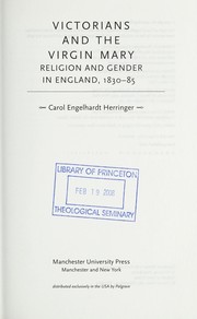 Front cover of Victorians and the Virgin Mary by Carol Engelhardt Herringer