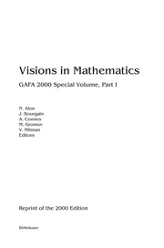 Front cover of Visions in Mathematics by Noga Alon