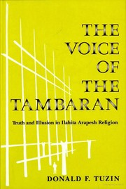 Cover of The voice of the Tambaran by Donald F. Tuzin