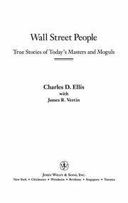 Front cover of Wall Street people by Charles D. Ellis