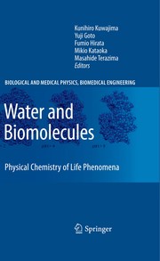 Front cover of Water and biomolecules by Kunihiro Kuwajima
