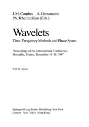 Cover of Wavelets by Jean-Michel Combes
