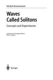 Cover of Waves Called Solitons by Michel Remoissenet