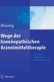 Front cover of Wege der homöopathischen Arzneimitteltherapie by Bettina Blessing