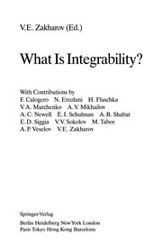 Cover of What Is Integrability? by Vladimir E. Zakharov