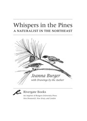 Front cover of Whispers in the pines by Joanna Burger