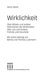 Cover of Wirklichkeit by Heinz Abels