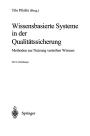 Front cover of Wissensbasierte Systeme in der Qualitätssicherung by Tilo Pfeifer