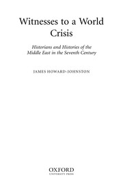 Front cover of Witnesses to a world crisis by J. D. Howard-Johnston