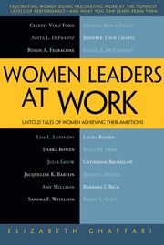 Front cover of Women Leaders at Work by Elizabeth Ghaffari