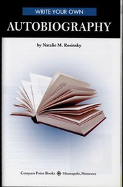 Cover of Write your own autobiography by Natalie M. Rosinsky