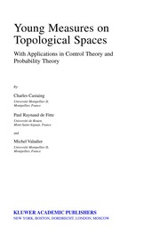 Front cover of Young measures on topological spaces by Charles Castaing