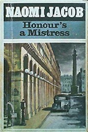 Front cover of Honour's a Mistress by Naomi Jacob