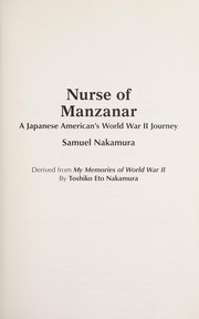 Front cover of Nurse of Manzanar by Samuel Nakamura