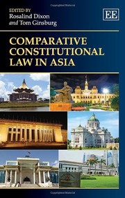 Front cover of Comparative Constitutional Law in Asia by Rosalind Dixon