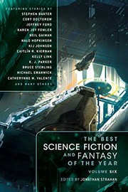 Front cover of The Best Science Fiction and Fantasy of the Year by Jonathan Strahan