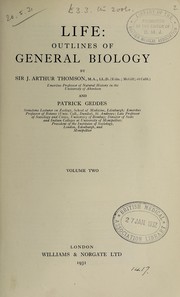 Front cover of Life by J. Arthur Thomson