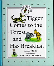 Front cover of Tigger Comes to the Forest and Has Breakfast by A. A. Milne
