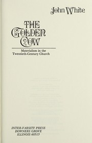 Front cover of The golden cow by John White