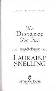 Cover of No distance too far by Lauraine Snelling