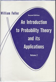 Front cover of An Introduction to Probability Theory and Its Applications [2/2] by William Feller