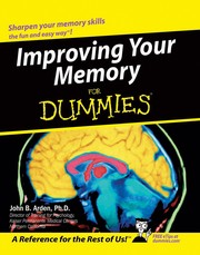 Cover of Improving Your Memory for Dummies by John Boghosian Arden