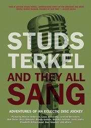 Cover of And They All Sang by Studs Terkel