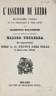 Cover of L'assedio di Leida by Errico Petrella