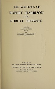 Cover of The writings of Robert Harrison and Robert Browne by Leland H. Carlson