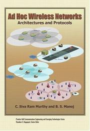 Cover of Ad Hoc Wireless Networks by C. Siva Ram Murthy