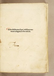 Front cover of Liber desideratus super celestium motuum indagatione sine calculo by Gulielmus Aegidius