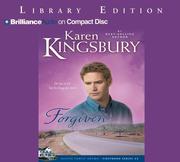 Cover of Forgiven (Firstborn) by Karen Kingsbury