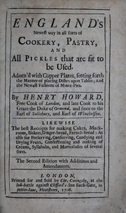 Front cover of England's newest way in all sorts of cookery, pastry, and all pickles that are fit to be used by Howard, Henry