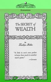 Cover of THE SECRET OF WEALTH by Franklyn Hobbs