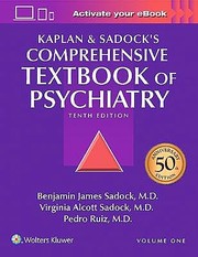 Cover of Kaplan and Sadock's comprehensive textbook of psychiatry. Volumen 2 - 10. edición by Benjamin J. Sadock