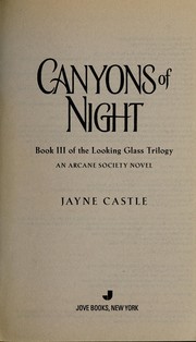 Front cover of Canyons of Night by Jayne Ann Krentz