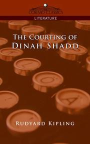 Front cover of The  courting of Dinah Shadd by Rudyard Kipling