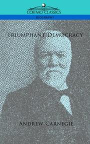 Cover of Triumphant democracy by Andrew Carnegie